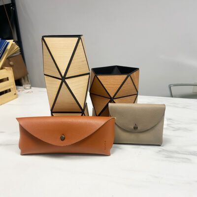 Funda Gafas Cuero Vegano Ecológica