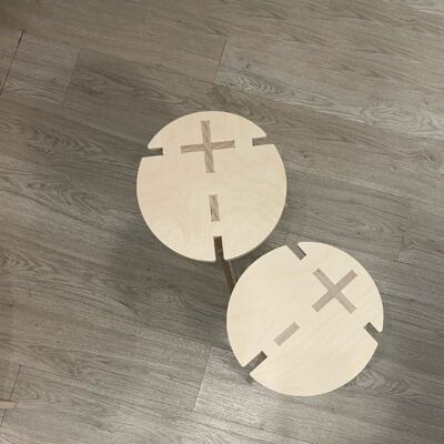 Taburete de madera Suma